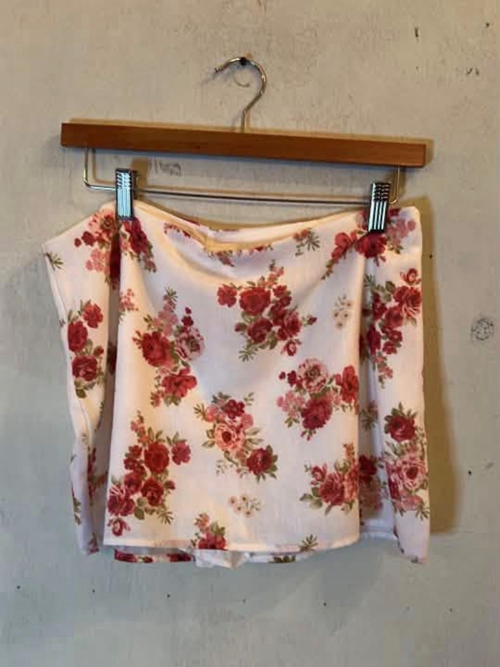 NWT Women’s Floral Skort Pink Rose Print L
